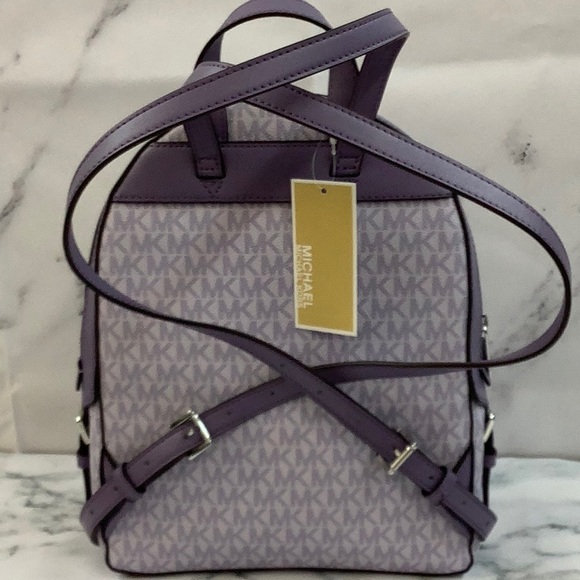 NWT Michael Kors Jaycee Medium Backpack Orchid - Picture 2 of 8
